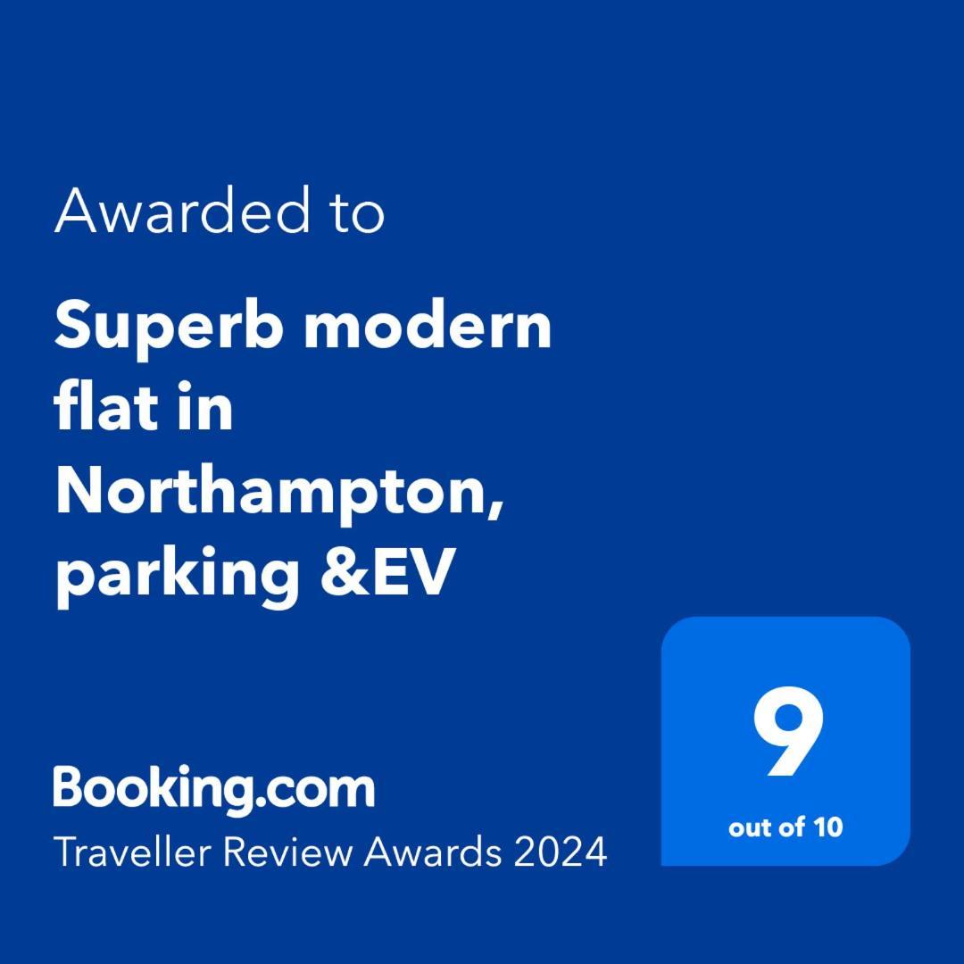 Superb Modern Flat In Northampton, Parking &Ev Lägenhet Exteriör bild